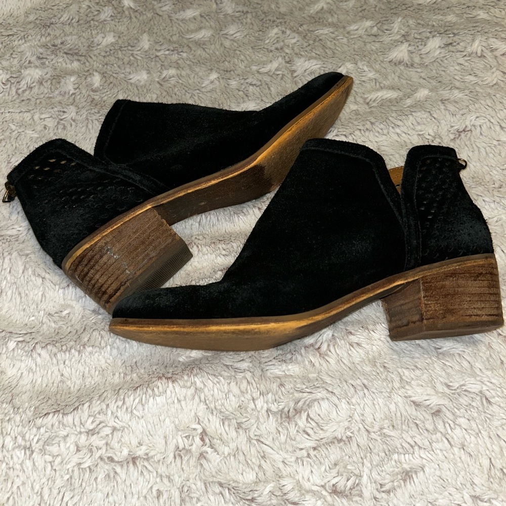 SOLD!!!!! Black Suede Ankle Boots